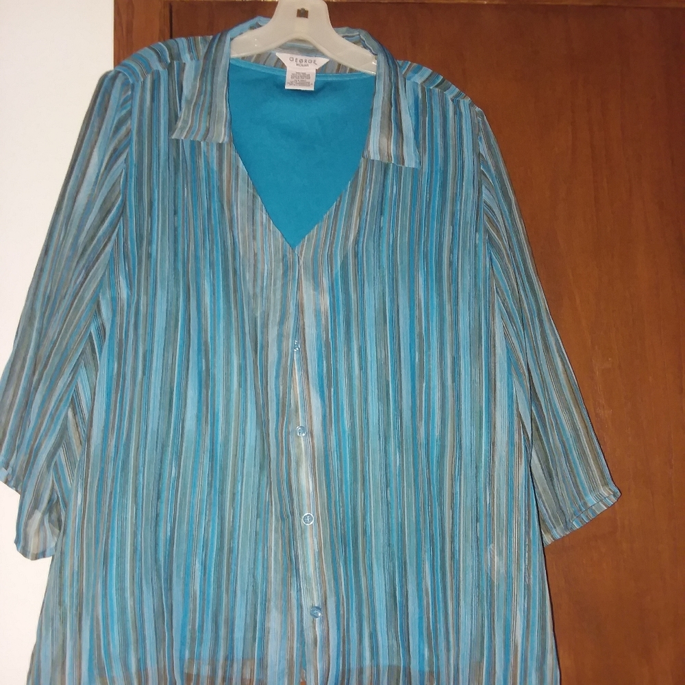 George Woman Blouse Size 26W/28W